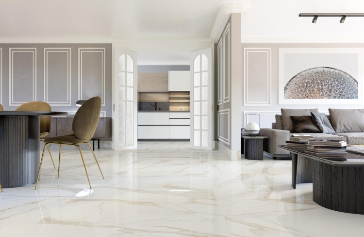 Stemar Porcelanosa Calacatta Gold Polished 120x120 Połysk Płytka Ścienna Podłogowa Gres