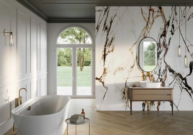 Stemar XTONE Porcelanosa Paonazzo Biondo Polished 120x270 Połysk Płytka Ścienna Podłogowa Gres