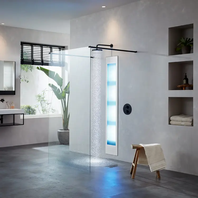 Stemar Sunshower Deluxe White Panel Podtynkowy Promienowanie UV Podczerwień IR Biały Aluminium