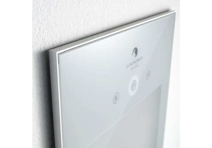 Stemar Sunshower Deluxe White Panel Podtynkowy Promienowanie UV Podczerwień IR Biały Aluminium
