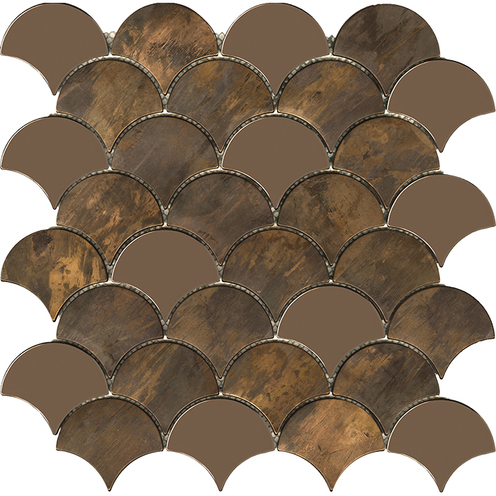 L'Antic Colonial Drop Copper Brushed 29,5x29,6 - Mozaika — plytka