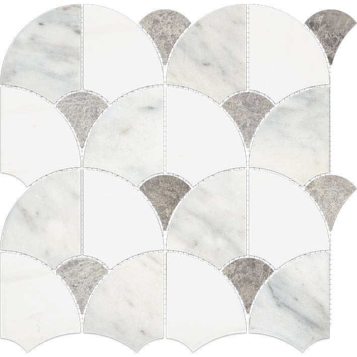 L'Antic Colonial Figure Shell Light 29,7x29,9 - Mozaika — plytka