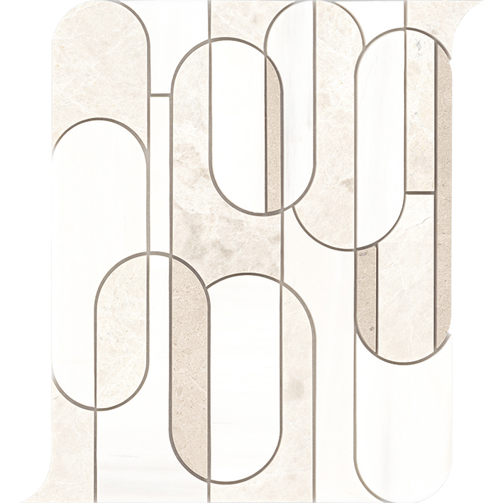 L'Antic Colonial Figure Arks Cream 27,83x34,8 - Mozaika — plytka