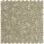 L'Antic Colonial Gravity Aluminium Hexagon Gold 30,4x30,7 - Mozaika — plytka