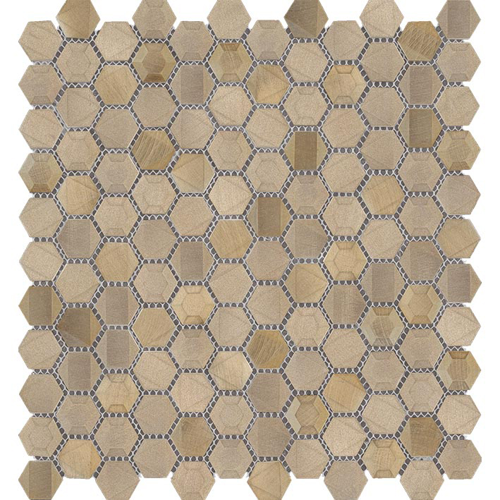 L'Antic Colonial Gravity Aluminium Sides Gold 27,7x29,2 - Mozaika — plytka