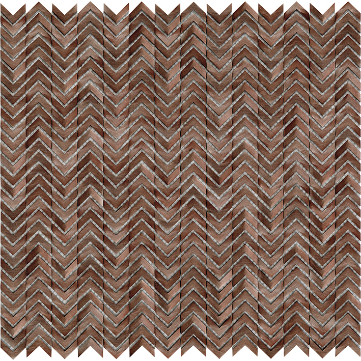 L'Antic Colonial Gravity Aluminium Arrow Copper 29,8x30 - Mozaika — plytka