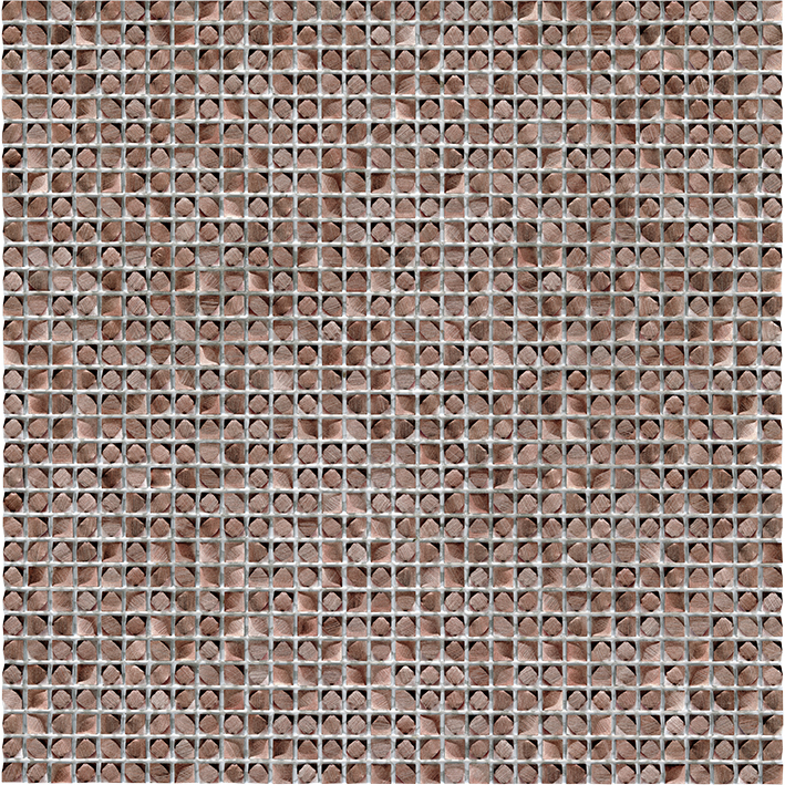 L'Antic Colonial Gravity Aluminium Cubic Copper 30,5x30,5 - Mozaika — plytka