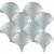 L'Antic Colonial Gravity Aluminium Shell Aquamarine 24,4x26,4 - Mozaika — plytka