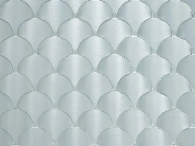 L'Antic Colonial Gravity Aluminium Shell Aquamarine 24,4x26,4 - Mozaika — ambient
