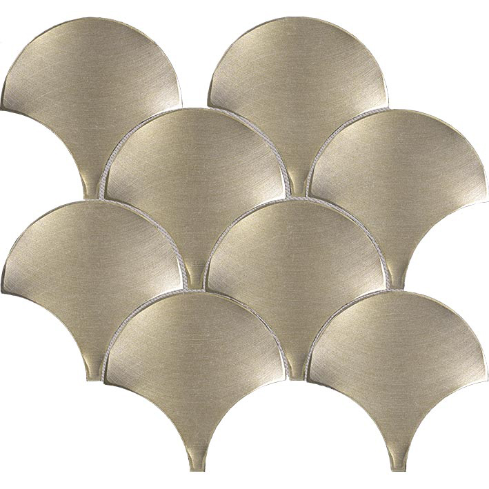 L'Antic Colonial Gravity Aluminium Shell Gold 24,4x26,4 - Mozaika — plytka