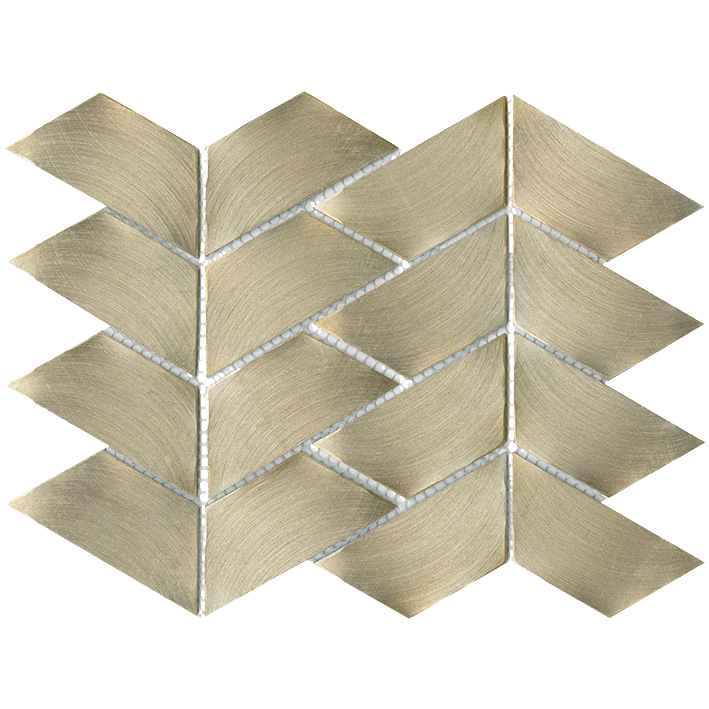 L'Antic Colonial Gravity Aluminium Trace Gold 22,1x28,1 - Mozaika — plytka