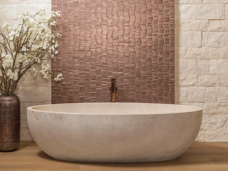 L'Antic Colonial Gravity Aluminium Wave Copper 28,9x30,2 - Mozaika — ambient