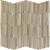 L'Antic Colonial Gravity Aluminium Wave Gold 28,9x30,2 - Mozaika — plytka