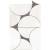 L'Antic Colonial Loop White Dark 20,3x30 - Mozaika — plytka