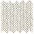 L'Antic Colonial Paradise Arrow Blanco 27,2x29,2 - Mozaika — plytka