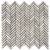 L'Antic Colonial Paradise Arrow Gris 27,2x29,2 - Mozaika — plytka