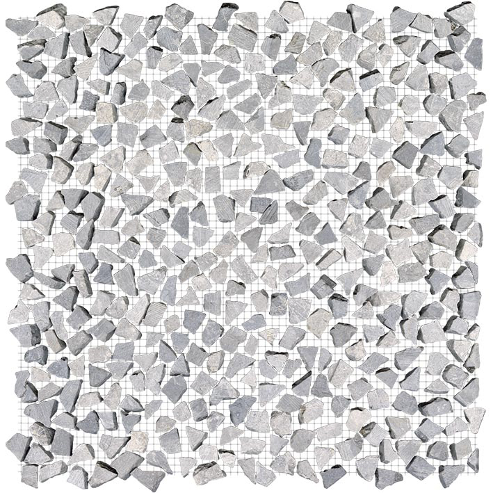 L'Antic Colonial Paradise Tinybroken Edge Gris 31x31 - Mozaika — plytka