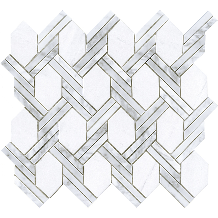 L'Antic Colonial Essential Net Carrara 29,6x32,7 - Mozaika — plytka