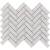L'Antic Colonial Lines Cambric Persian White Classico 26,5x32,5 - Mozaika — plytka