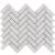 L'Antic Colonial Lines Cambric Persian White Pulido 26,5x32,5 - Mozaika — plytka