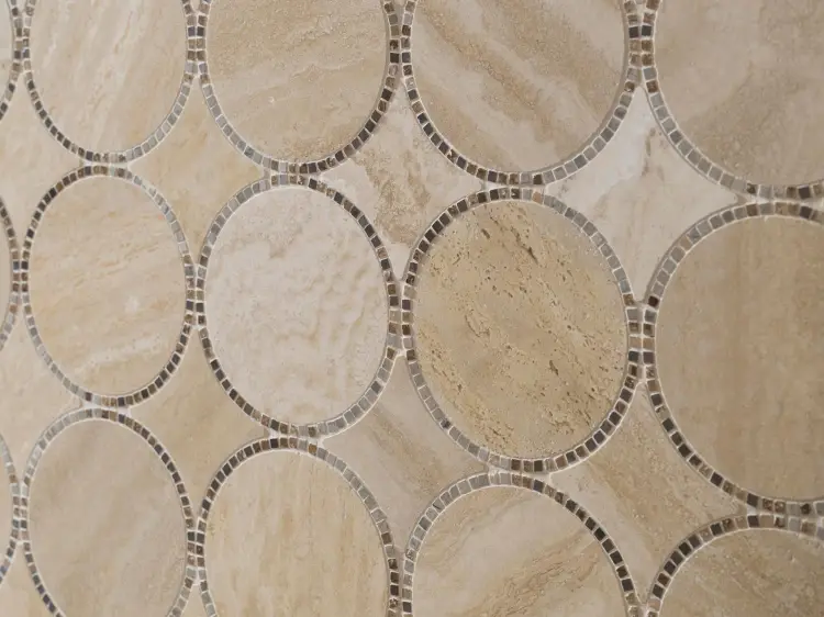 L'Antic Colonial Tempo Circle Beige 29,9x29,9 - Mozaika — ambient