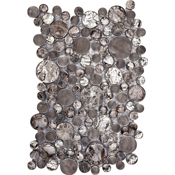 L'Antic Colonial Treasures Bronze Emperador Moon 19x29 - Mozaika — plytka