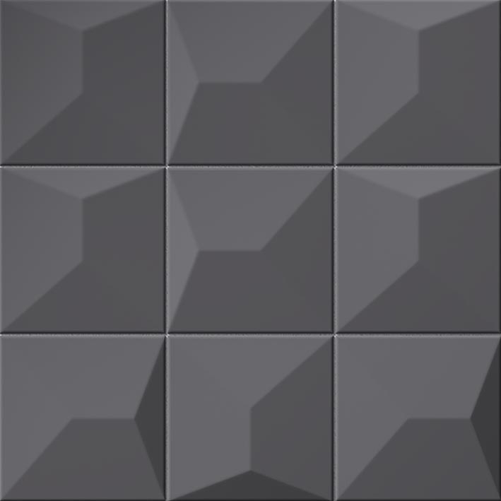 L'Antic Colonial Cosmos S2 Black 16x16 — plytka