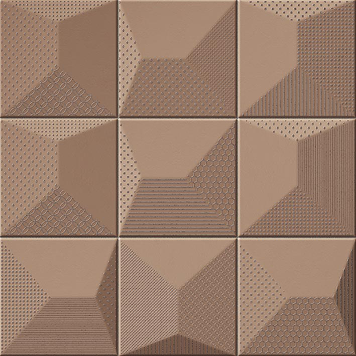 L'Antic Colonial Cosmos S2 Deco Copper 16x16 — plytka