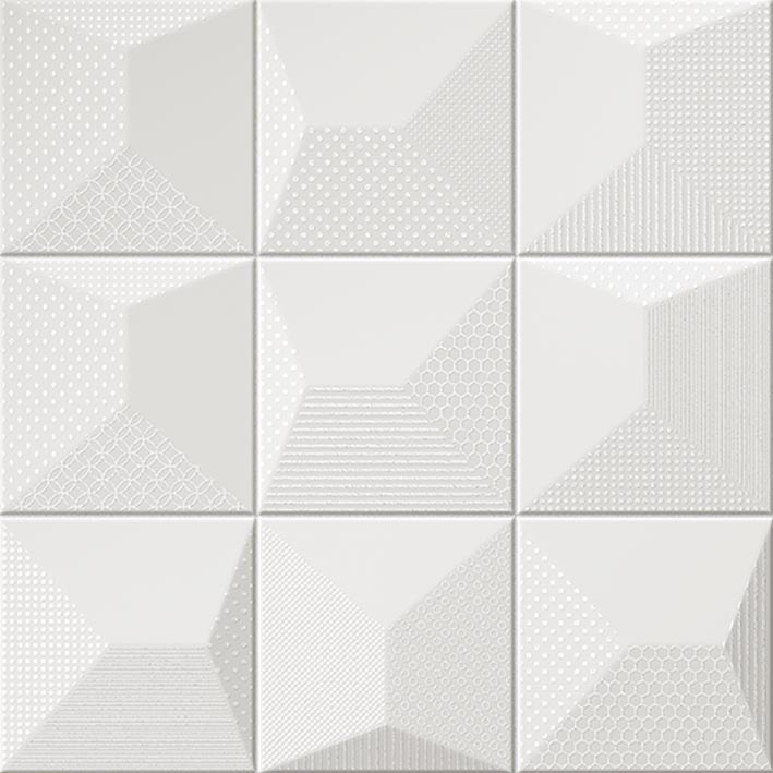 L'Antic Colonial Cosmos S2 Deco White 16x16 — plytka