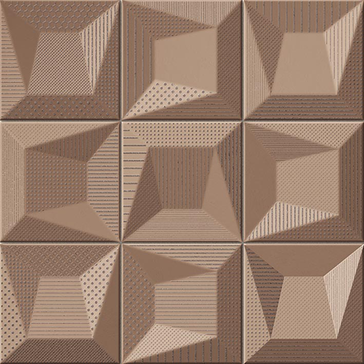 L'Antic Colonial Cosmos S4 Deco Copper 16x16 — plytka