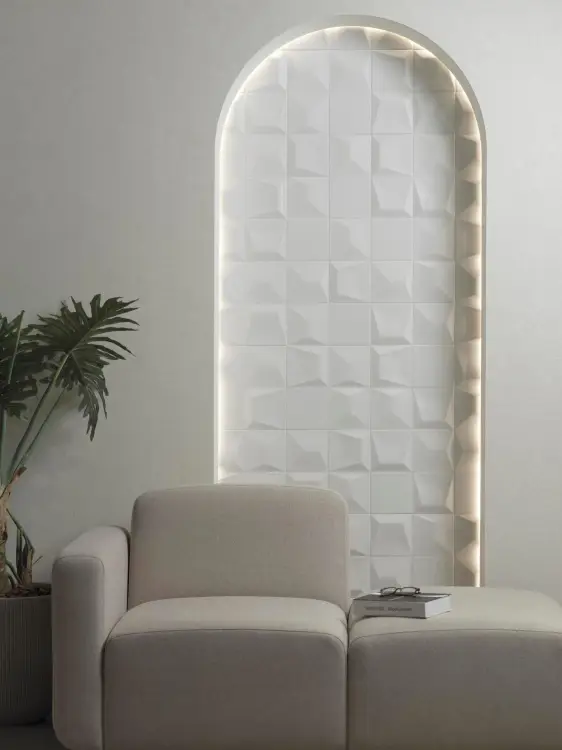 L'Antic Colonial Cosmos S4 White 16x16 — ambient