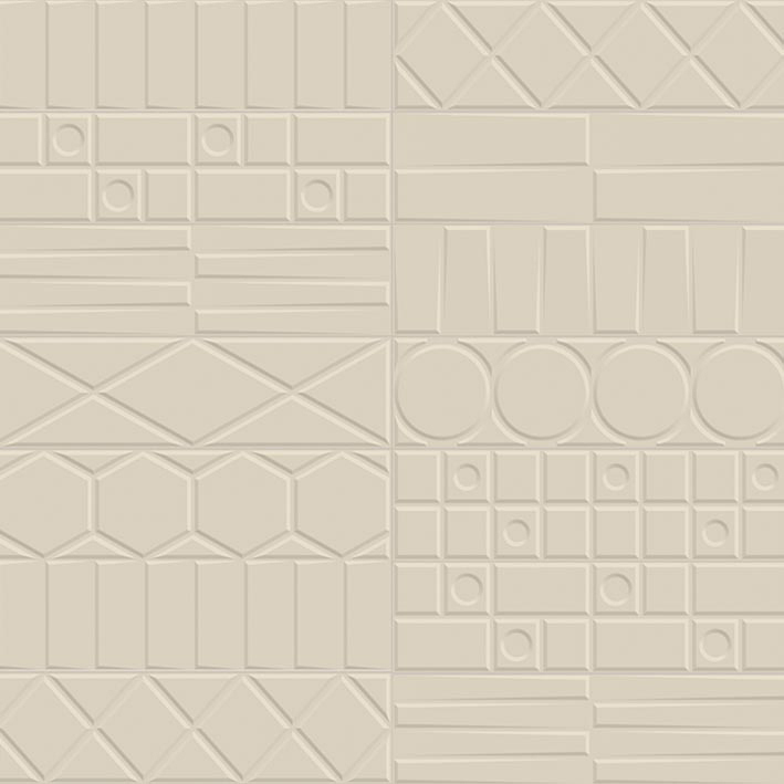 L'Antic Colonial Geo Deco Beige 12,35x44,3 — plytka