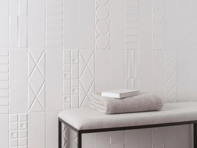 L'Antic Colonial Geo White 12,35x44,3 — ambient