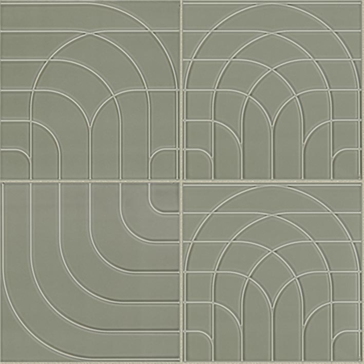 L'Antic Colonial Metropolitan Deco Grass 20x20 — plytka