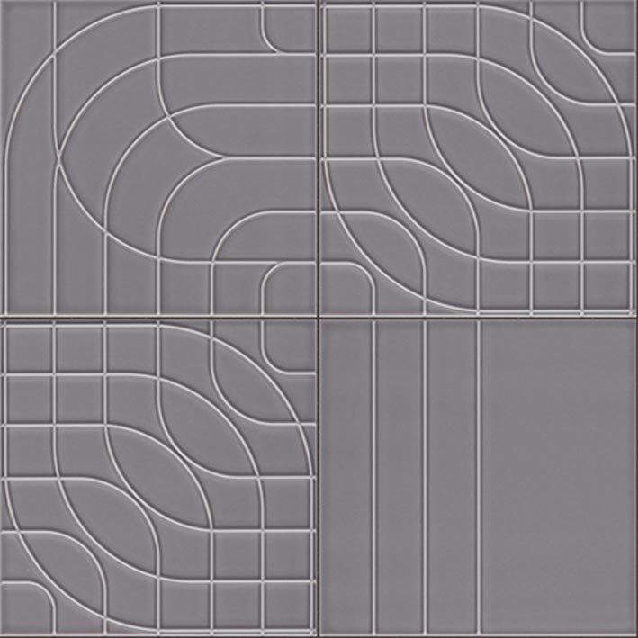 L'Antic Colonial Metropolitan Deco Steel 20x20 — plytka