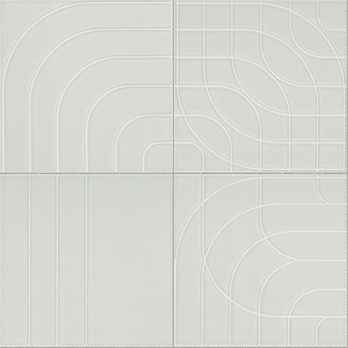 L'Antic Colonial Metropolitan Deco Seagreen 20x20 — plytka