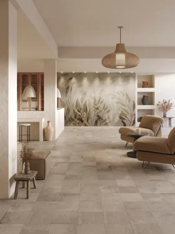L'Antic Colonial Parma Deco Taupe 30x30 — ambient