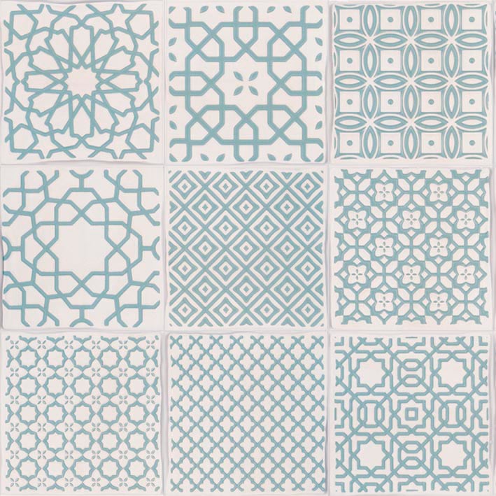 L'Antic Colonial Ronda Deco Agua 16x16 — plytka
