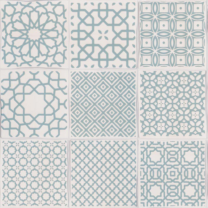 L'Antic Colonial Ronda Deco Agua 16x16 — plytka