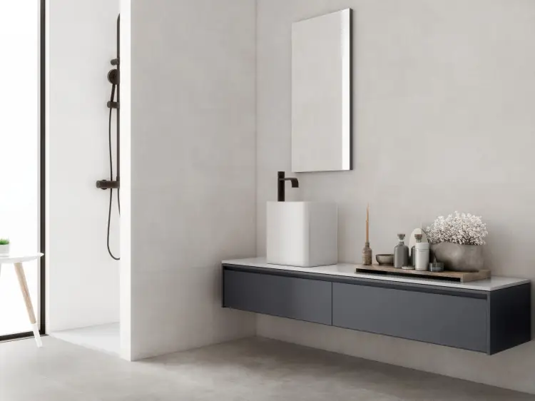 Pamesa Atrium Alpha Ceniza 45x45 — ambient