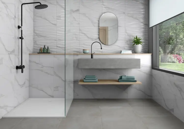 Pamesa Atrium Portofino Bco 33,3x55 połysk — ambient