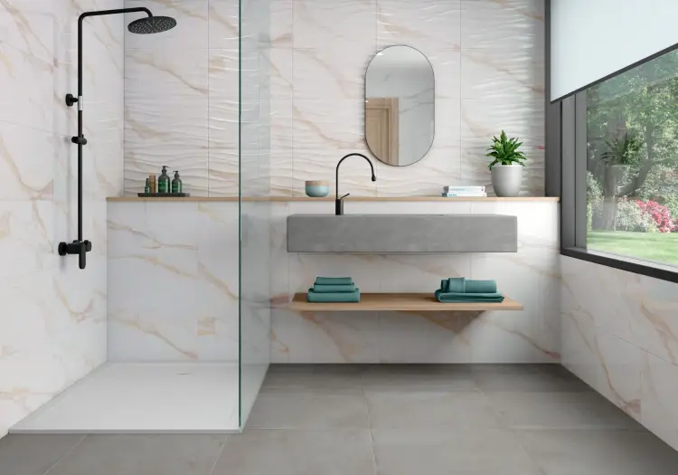 Pamesa Atrium Portofino Bco 33,3x55 połysk — ambient
