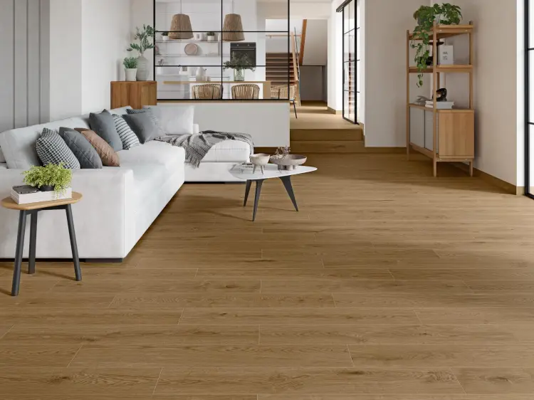 Pamesa Atrium Evoque Roble 20x120 mat — ambient