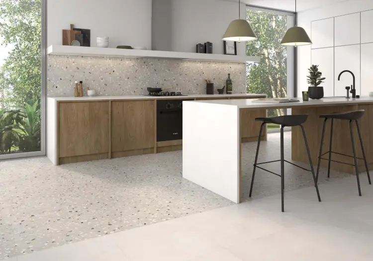 Pamesa Essentiale Omnia Beige 60x120 mat — ambient