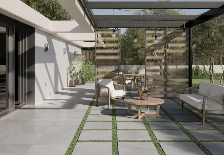 Pamesa Atrium Burlingstone Marfil 60x120 — ambient