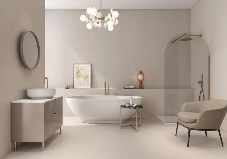 Pamesa Monreale Perla 60x120 mat — ambient