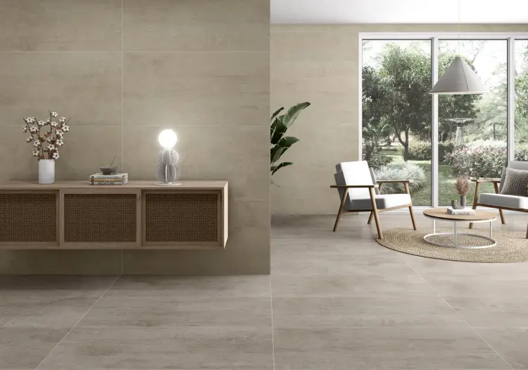 Pamesa Duplocem White 60x120 mat — ambient