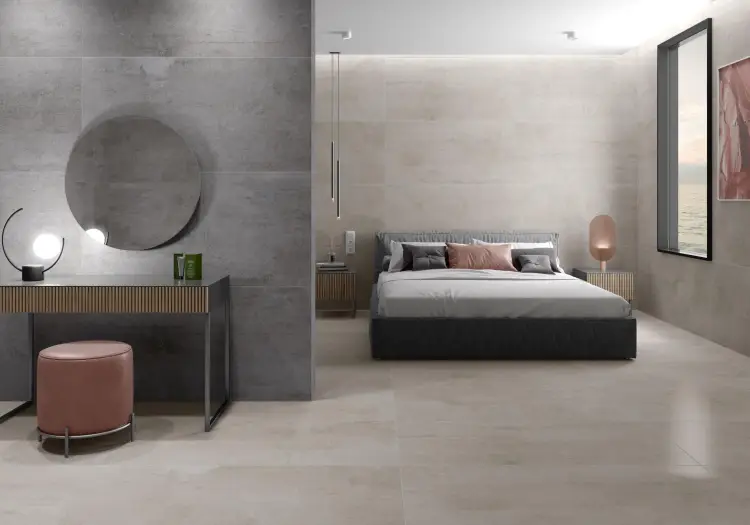 Pamesa Duplocem White 60x120 mat — ambient