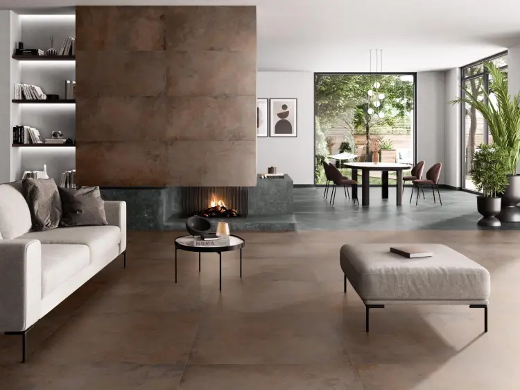 Pamesa Alloy M Grey 60x120 mat — ambient