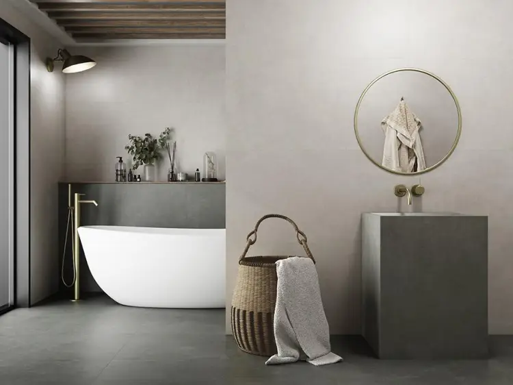 Pamesa Atrium Basic Pearl 60x120 mat — ambient